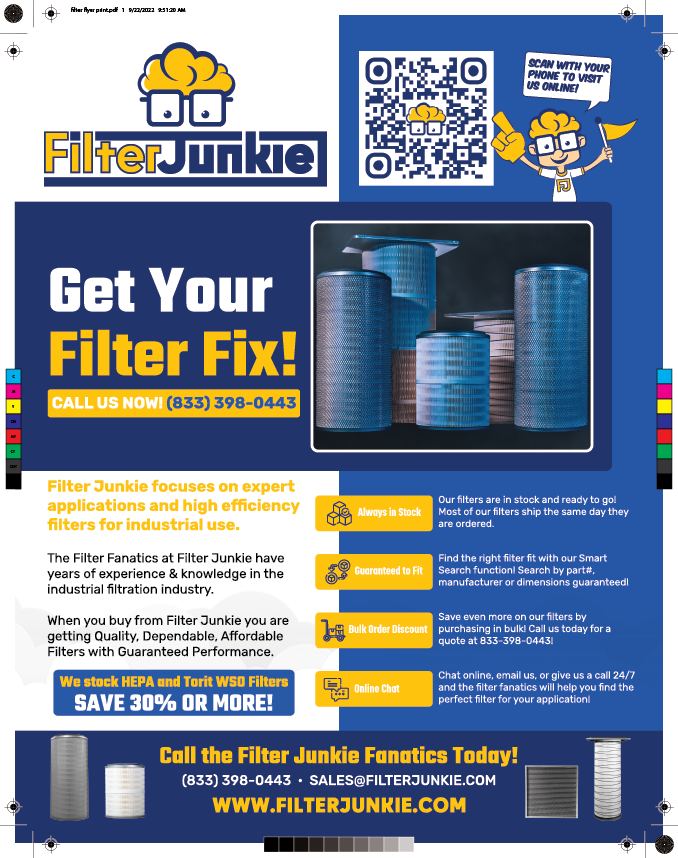 Filter Junkie launch flyer